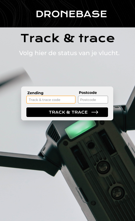 Track & trace - Dronebase